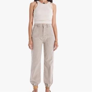 Mother Denim Wrapper Patch Springy Ankle